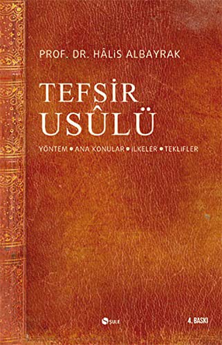 TEFSIR USULU - HALIS ALBAYRAK