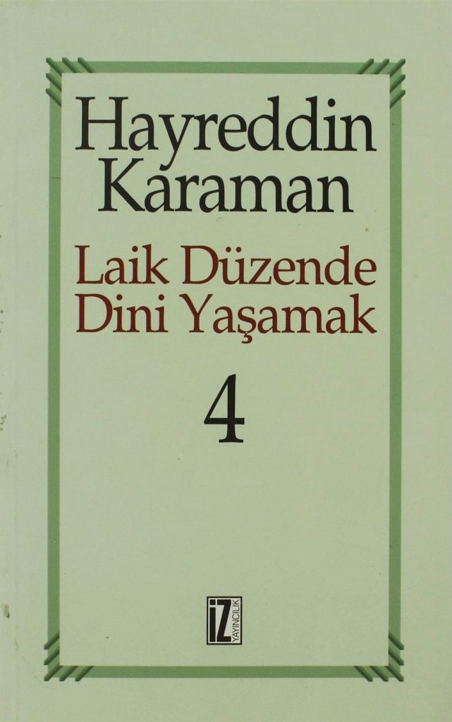 Laik Düzende Dini Yaşamak 4
